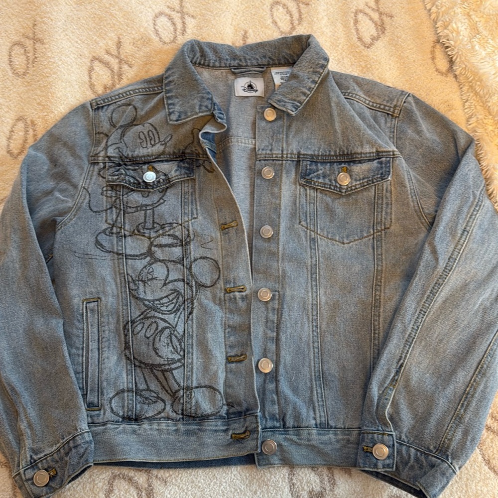 Disney World Parks Mickey Mouse Jean Jacket